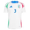 Maillot de Supporter Italie DiMarco 3 Extérieur Euro 2024 Pour Homme